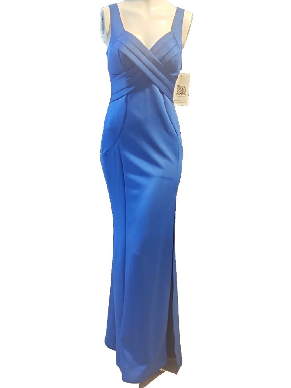 EMERALD SUNDAE sz M womens formal cocktail party maxi sleeveless Dress dark blue